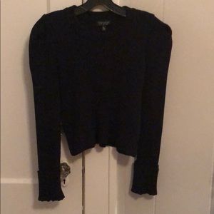 Topshop Navy Sweater | Size US 4